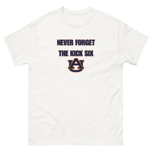 Never Forget The Kick Six Auburn Tee